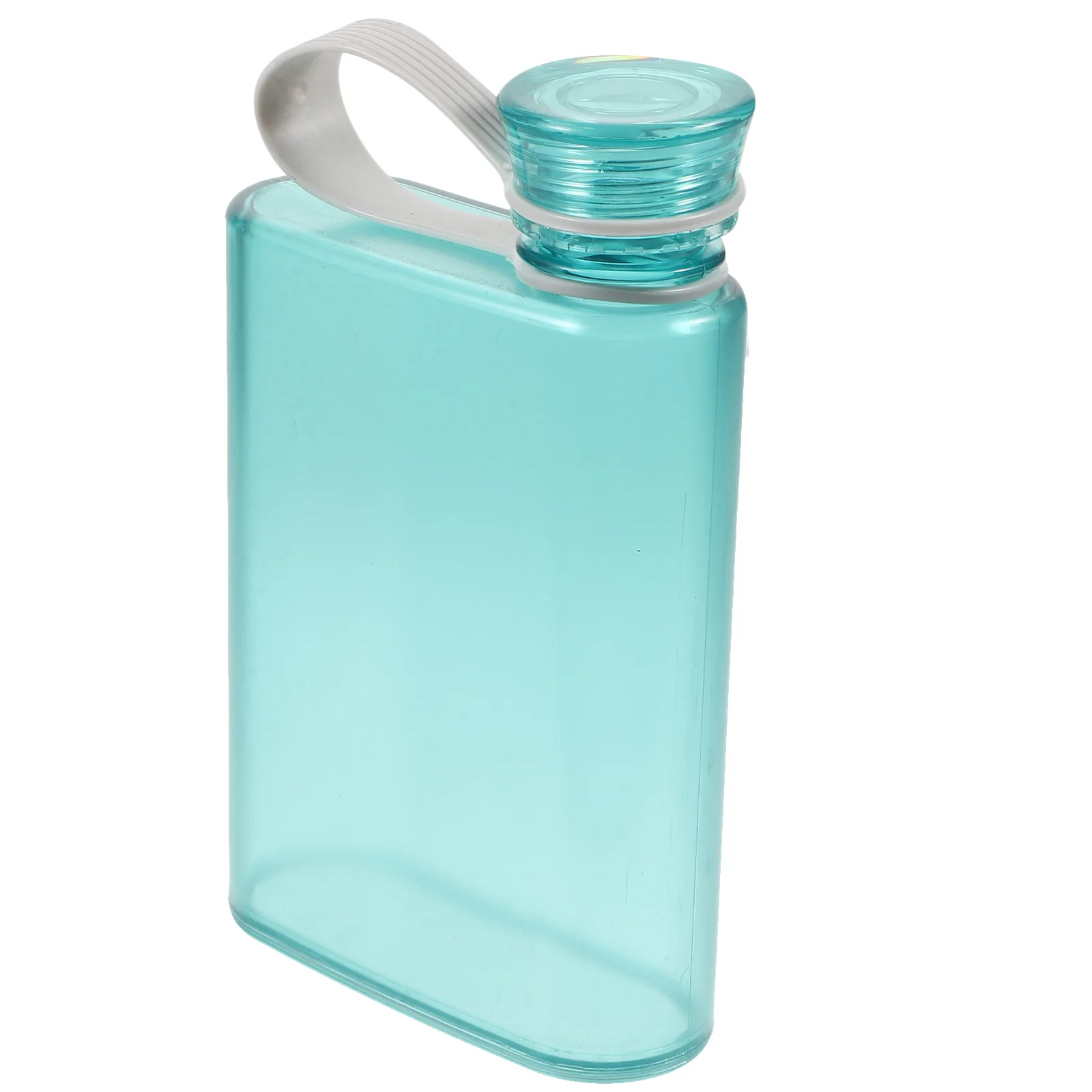 

Flat Water Bottle Portable Durable Leakproof Lightweight Outdoor Sports Water Drinking Container for Travel Camping Fitness