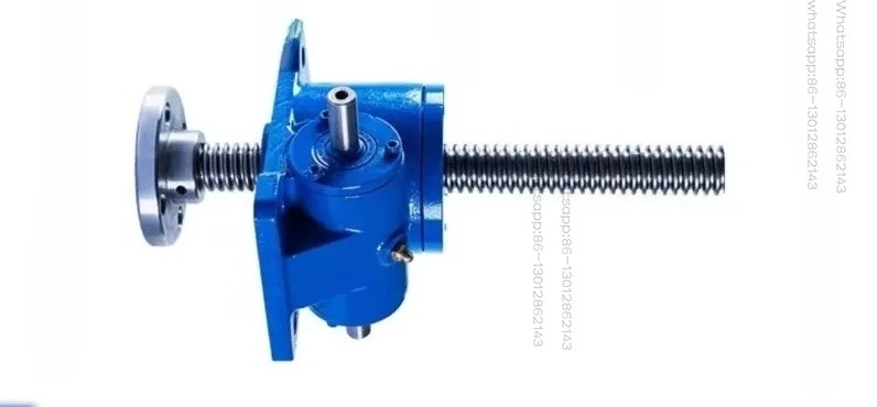 Screw Lift Electric Worm Gear Reducer Platform Hand Synchronous Lifting Screw Rod Length 1 Meter