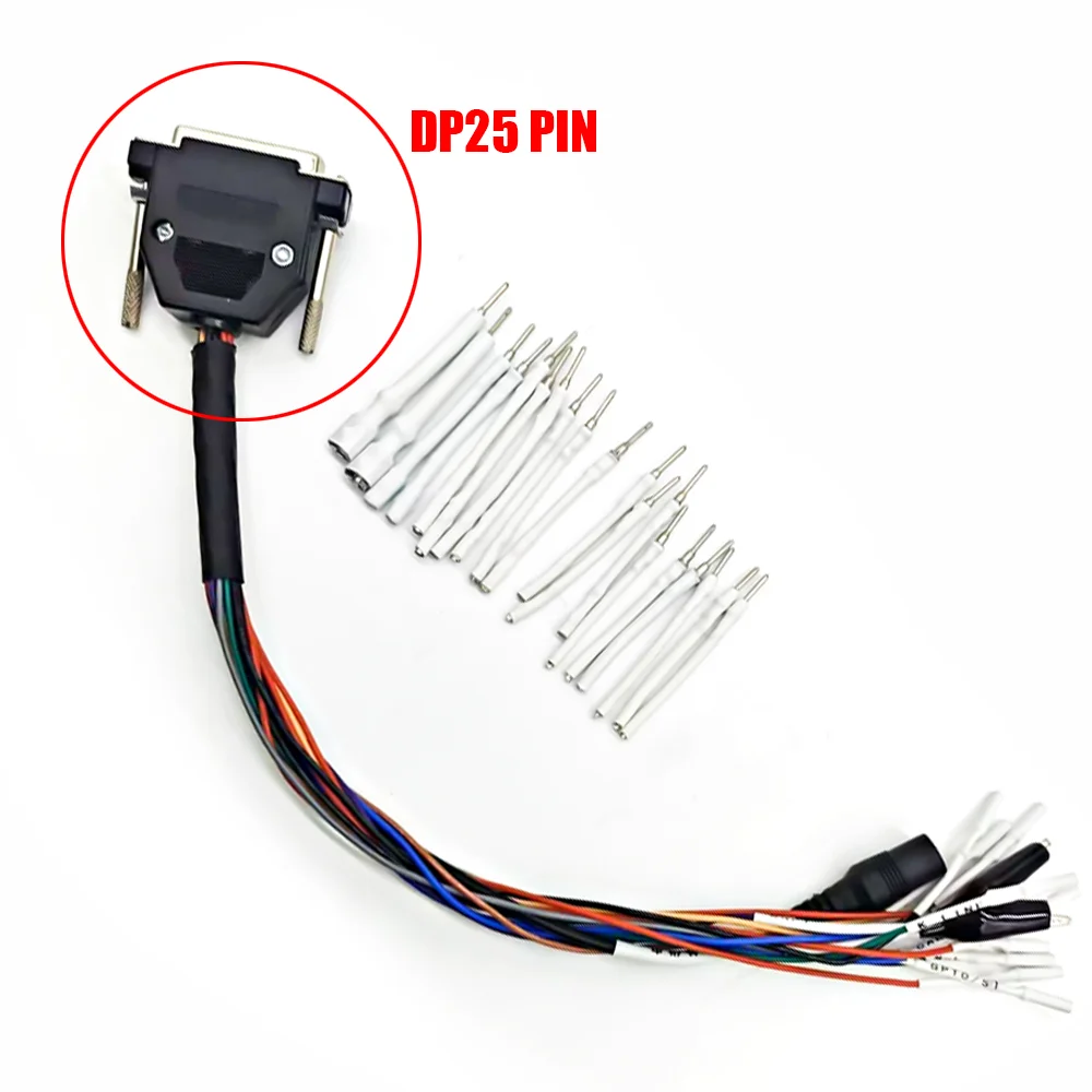 DB25 Connector OBD2 Cable for SM2 Pro II Universal J2534 ECU Programming Bench Pinout Cable Diagnostic Tool for Kt-flash Dongle