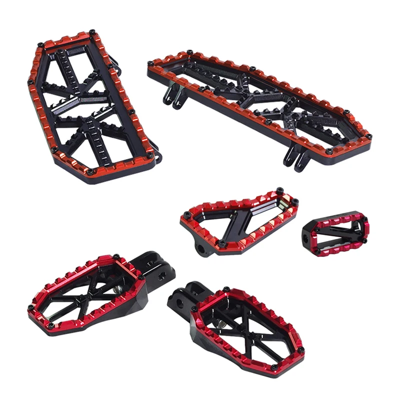 

MX Style Sportster Dyna Harleymotorcycle Aluminum Alloy Chocolate Foot Peg Backseat Pedal Driver Passenger Anti-skid Pedal