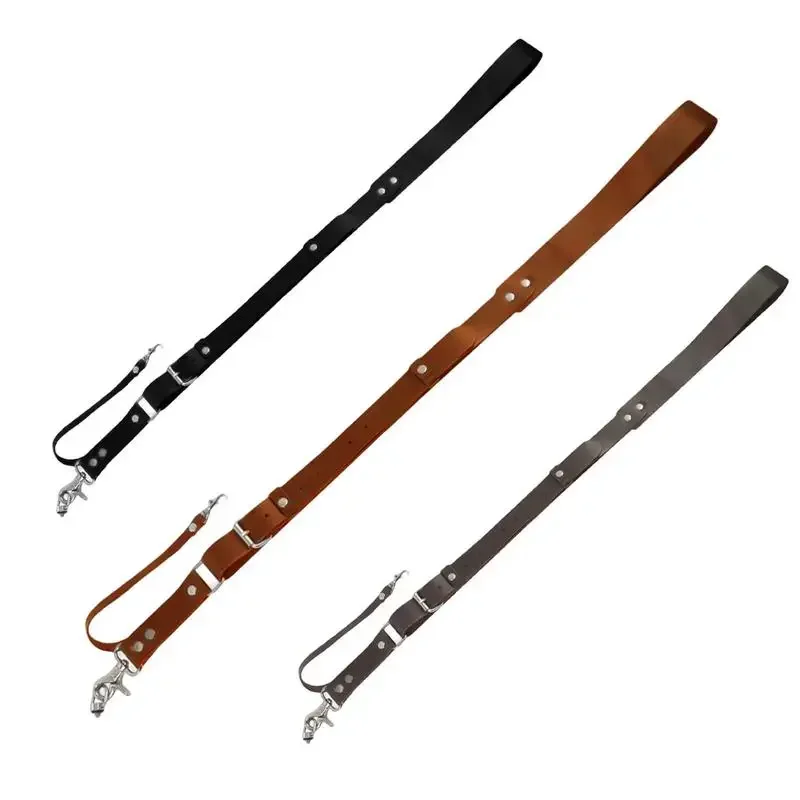 Camera Sling Strap Adjustable Professional Camera Strap Photo Leather Neck Quick Release Safety Tether Photographer