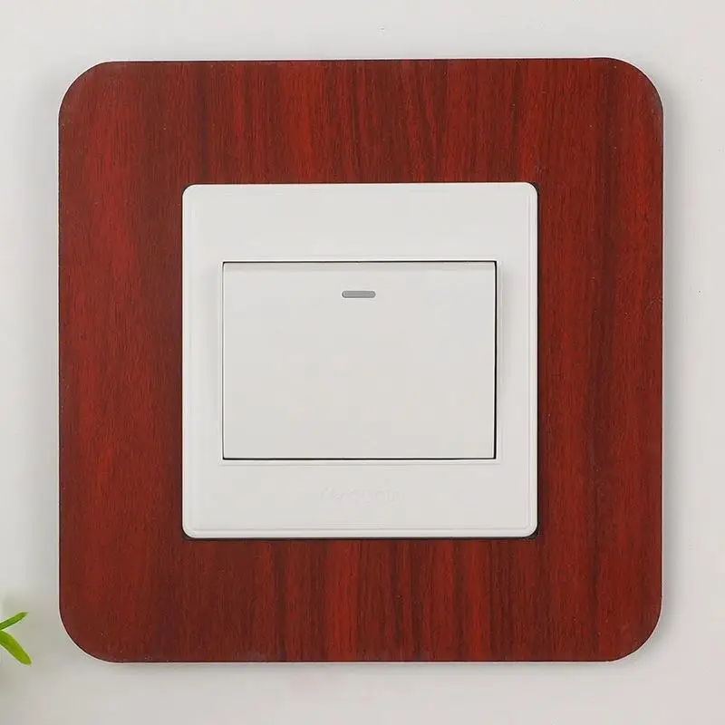 Modern Simple Acrylic Wall Stickers Home Decor Living Room Switch Socket Protective Cover 3D Creative Home Fabric Dust Cover