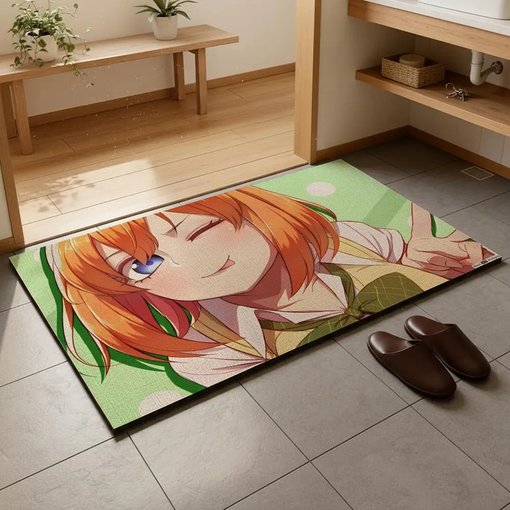 Floor Mat Diatomaceous Earth Bath Mat, QuickDrying, Water Absorb，MultiScene Household Floor Mat The Q-Quintessential Quintuplets