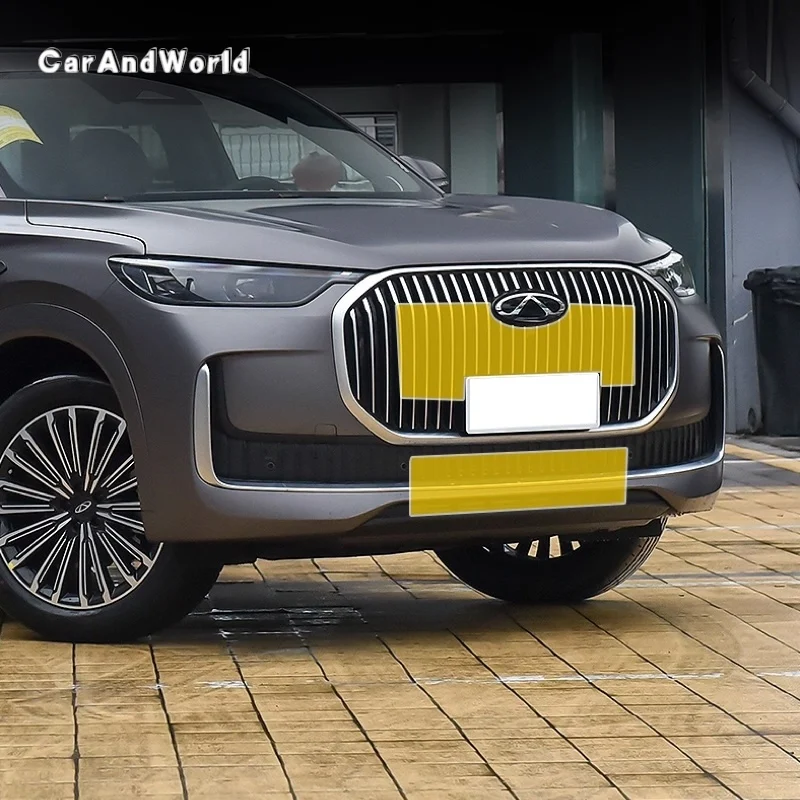 سيارة فحص الحشرات شبكة الجبهة مصبغة إدراج صافي خزان المياه محرك واقية الملحقات ل Tiggo 9 Jaecoo 8 J8 2023-2026 #1