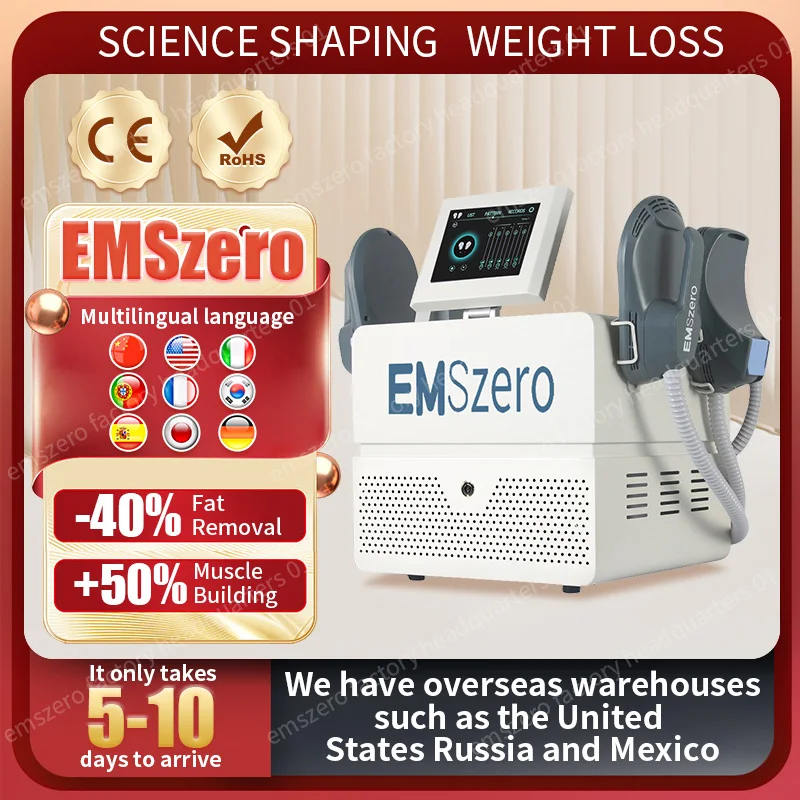 

EMSzero Hiemt 6000W 14 Tesla RF Body Sculpting Machine 4 Handles With Pelvic Stimulation Pads Optional EMSzero Neo Nova