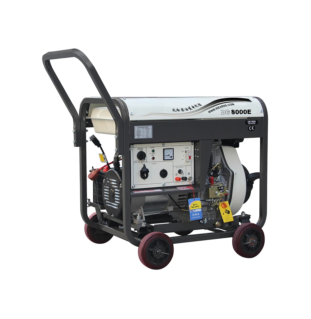 portable model with trailer hi-earns 6.5kw  generator