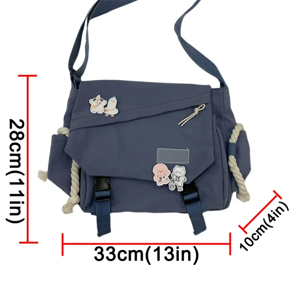 Large Capacity Crossbody Bags Nylon Handbags Shoulder Bag  For Teenager Messenger Bag Student School Bags