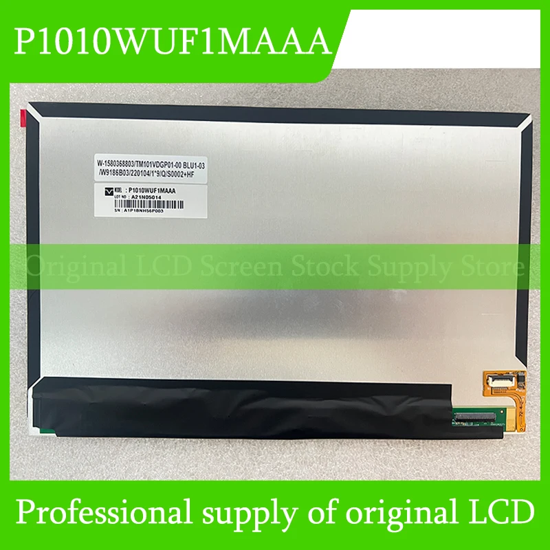 P1010WUF1MAAA 10.1 Inch Original LCD Display Screen Panel Brand 100% Tested For ZEBRA ET60 ET65
