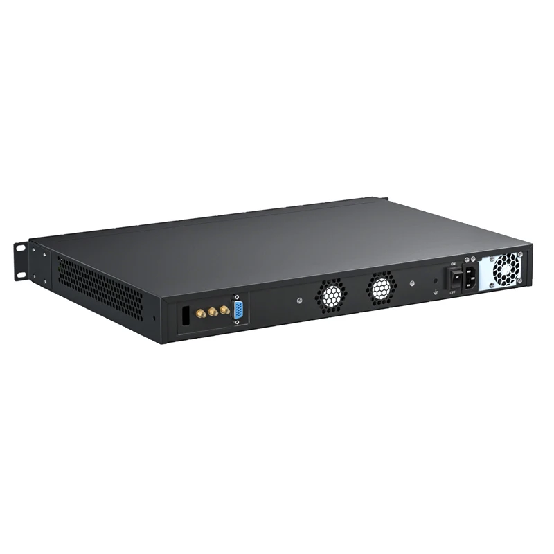 1U Rackmount LGA1151 جهاز جدار الحماية i7 9700 i5 9400 i3 9100 E3-1245V5 8 LAN 2/4 10G SFP pfSense OPNsense Mikrotik Server