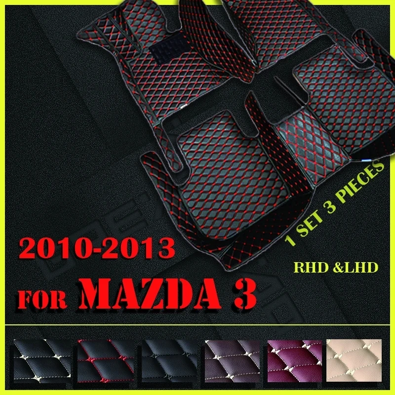 

Car floor mats for mazda 3 2010 2011 2012 2013 Custom auto foot Pads automobile carpet cover