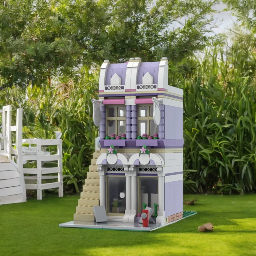 

649 шт. Moc DIY Custom Эмма модульный художественный студийный строительный комплект-забавные образовательные модели, блоки для подарка для хоббистов