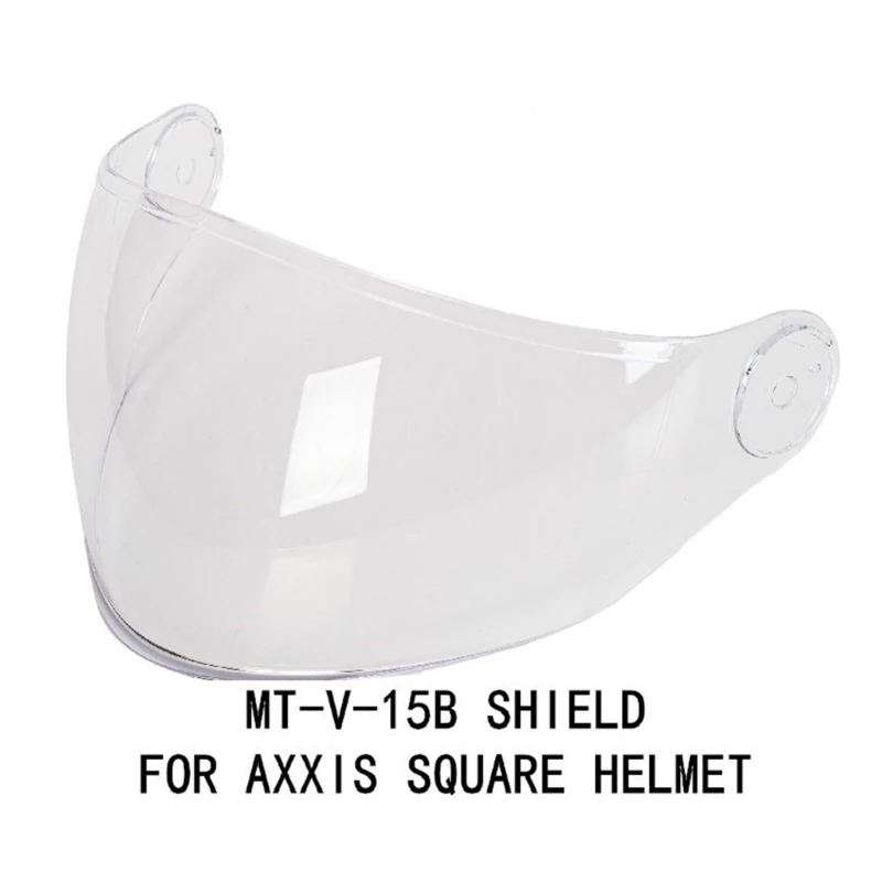 Helmet Visor lens Motorcycles Full Face Helmet Visor Lens Replacement Lens For AXXIS Square MTV15B Transparent Lens