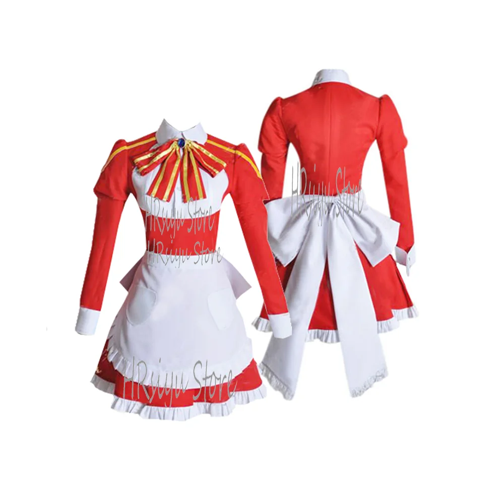 Anime Cosplay Shinozaki Rika Maid Costume women dress Full Set Halloween Carnival Dress party cos customized