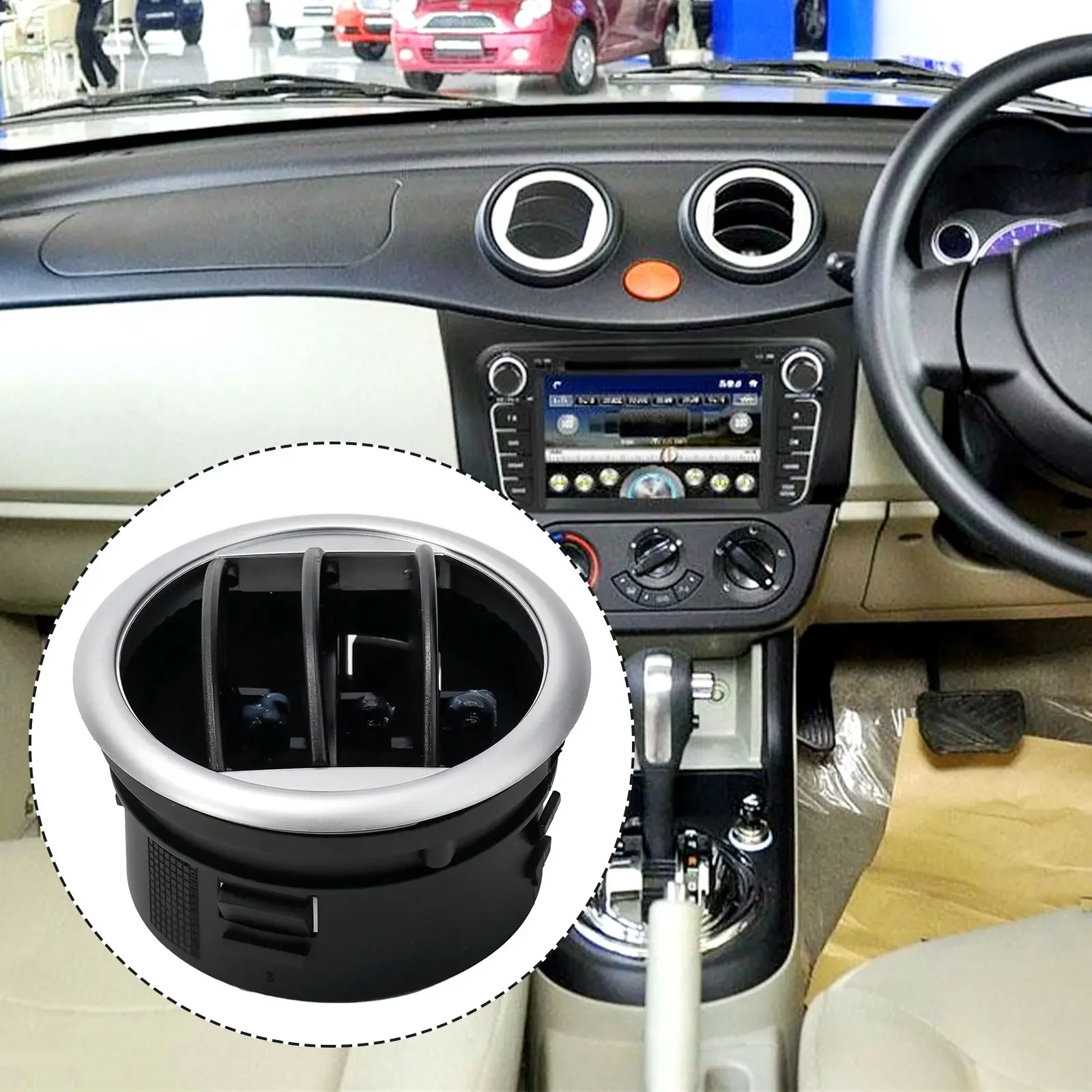 Car Air Vent Air Vent Air Conditioner Vent Triple Air Conditioning Outlet Air Vent Blade Car Accessories Fast Ship