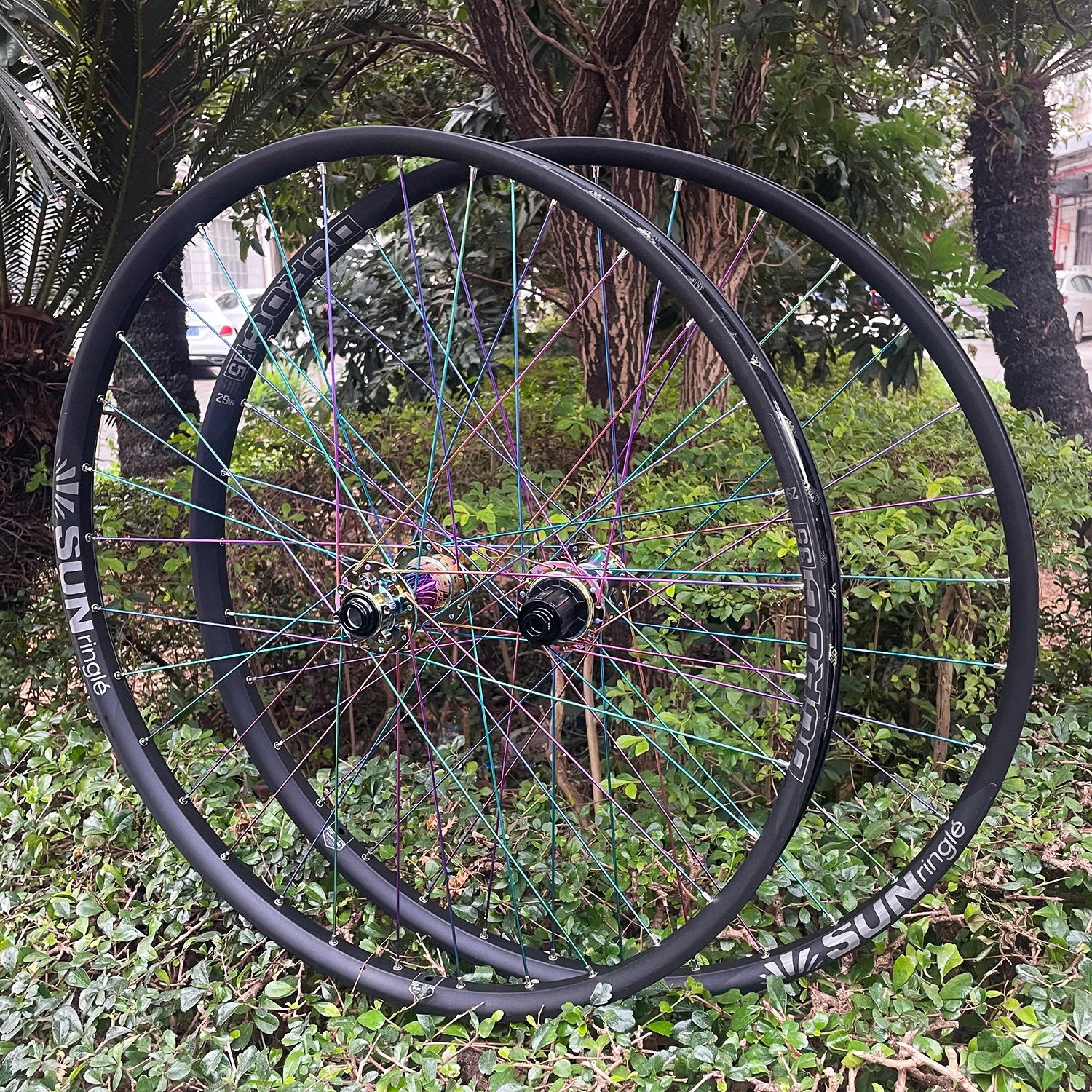 カスタムMTB自転車ホイールセット Koozer XM490ハブ Duroc 30 35 40