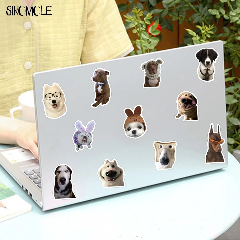 10/30/50pcs Kawaii Gatto Cane Animale Divertente Meme Adesivi Carino Decalcomanie Decorazione FAI DA TE Skateboard Scrapbook Laptop Frigo Auto Giocattolo Per Bambini