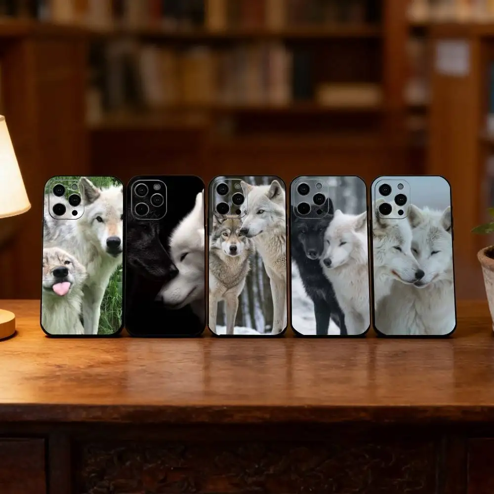 

wolf Phone Case For iPhone 17, 16,15,14,13,12,11 Plus,Pro Max, Others Soft Black Cover