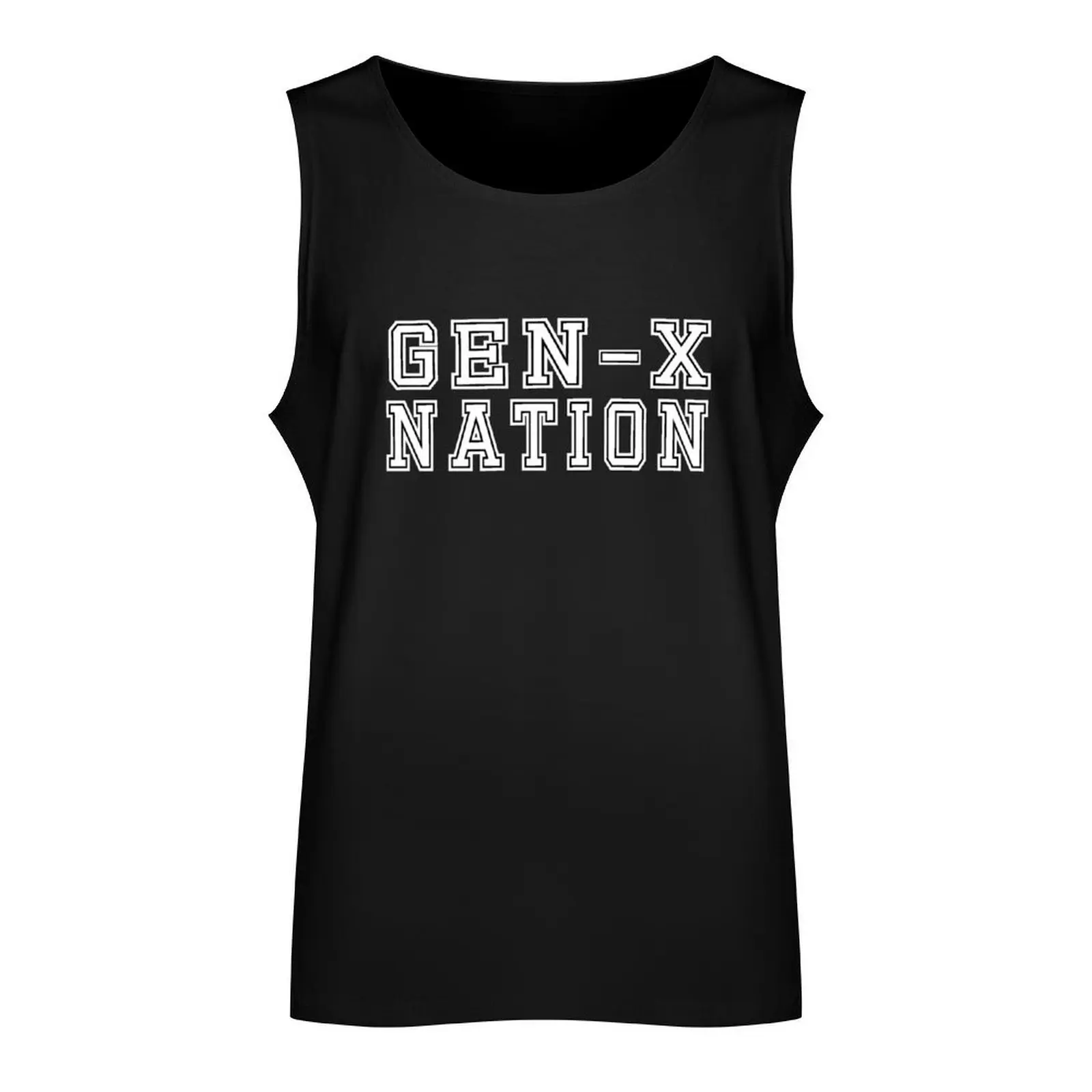 GEN-X NATION Tank Top gym t-shirts man running shirt underwear mens designer clothes Gym t-shirt man