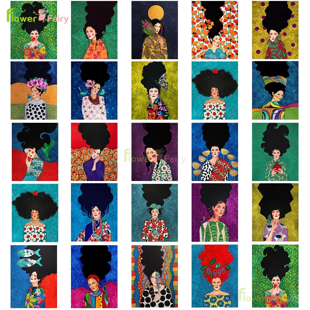 

Абстрактная картина с цветами для гостиной