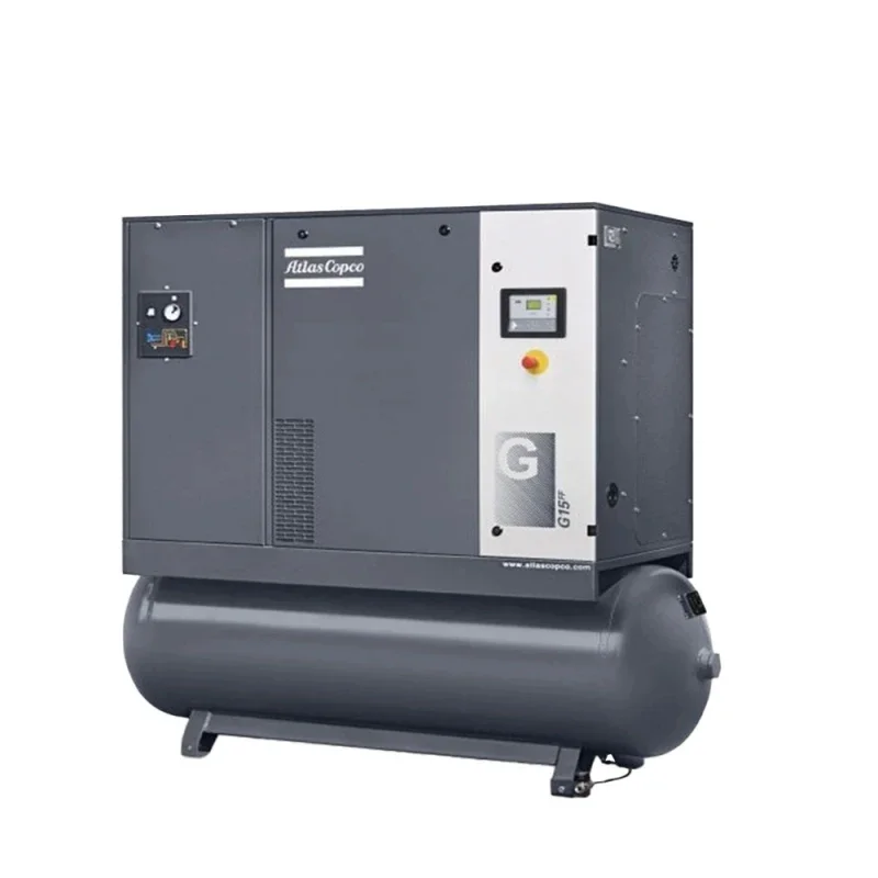 Atlas Copco Geïntegreerde Compressor G11ff Schroef Luchtcompressor De Aire 11kw Atlas 15hp Copco Compressor