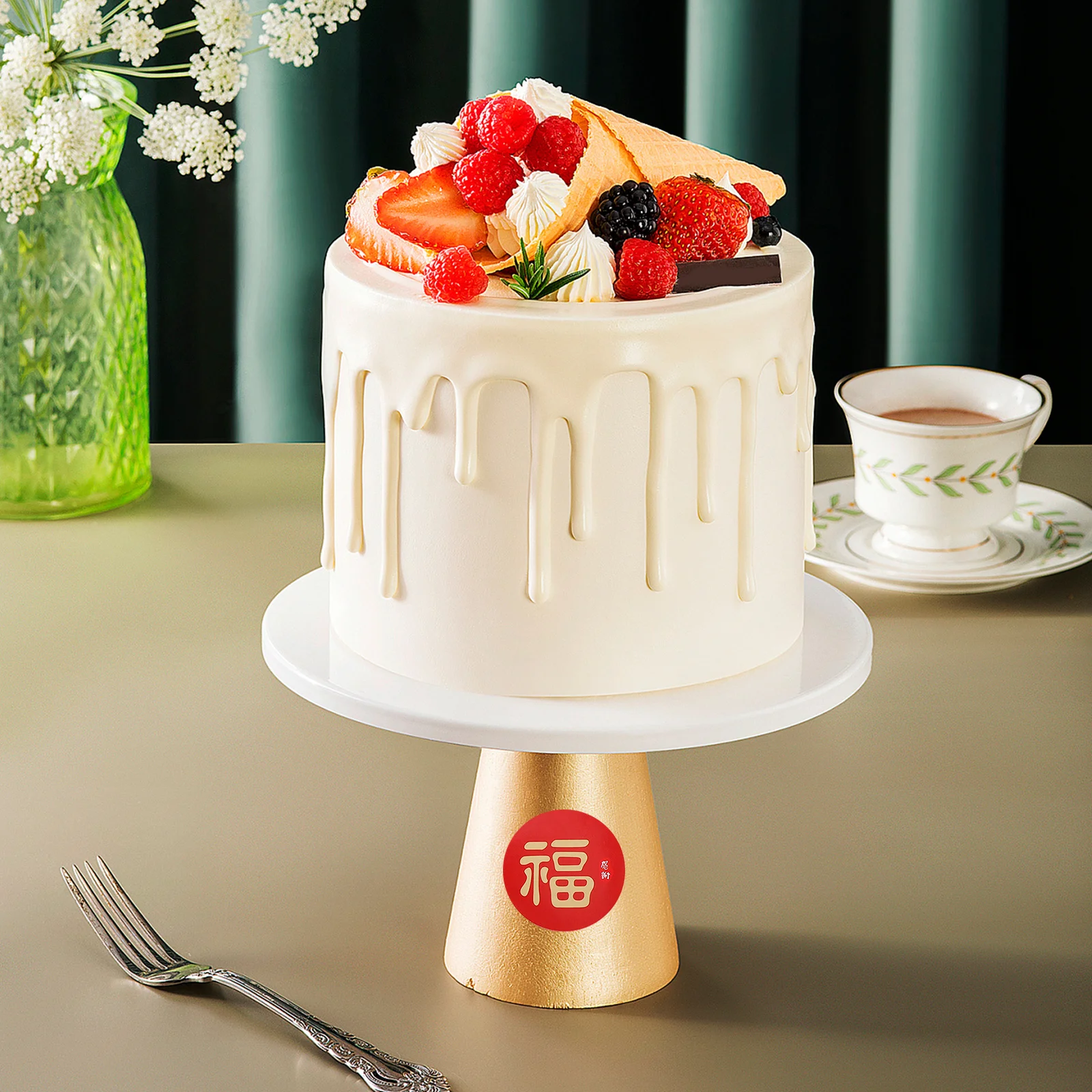 

5 листов наклейки с персонажами Фу, лунный Новый год, круглые клейкие этикетки для весеннего фестиваля, подарочная коробка, уплотнительная вечеринка, декоративные