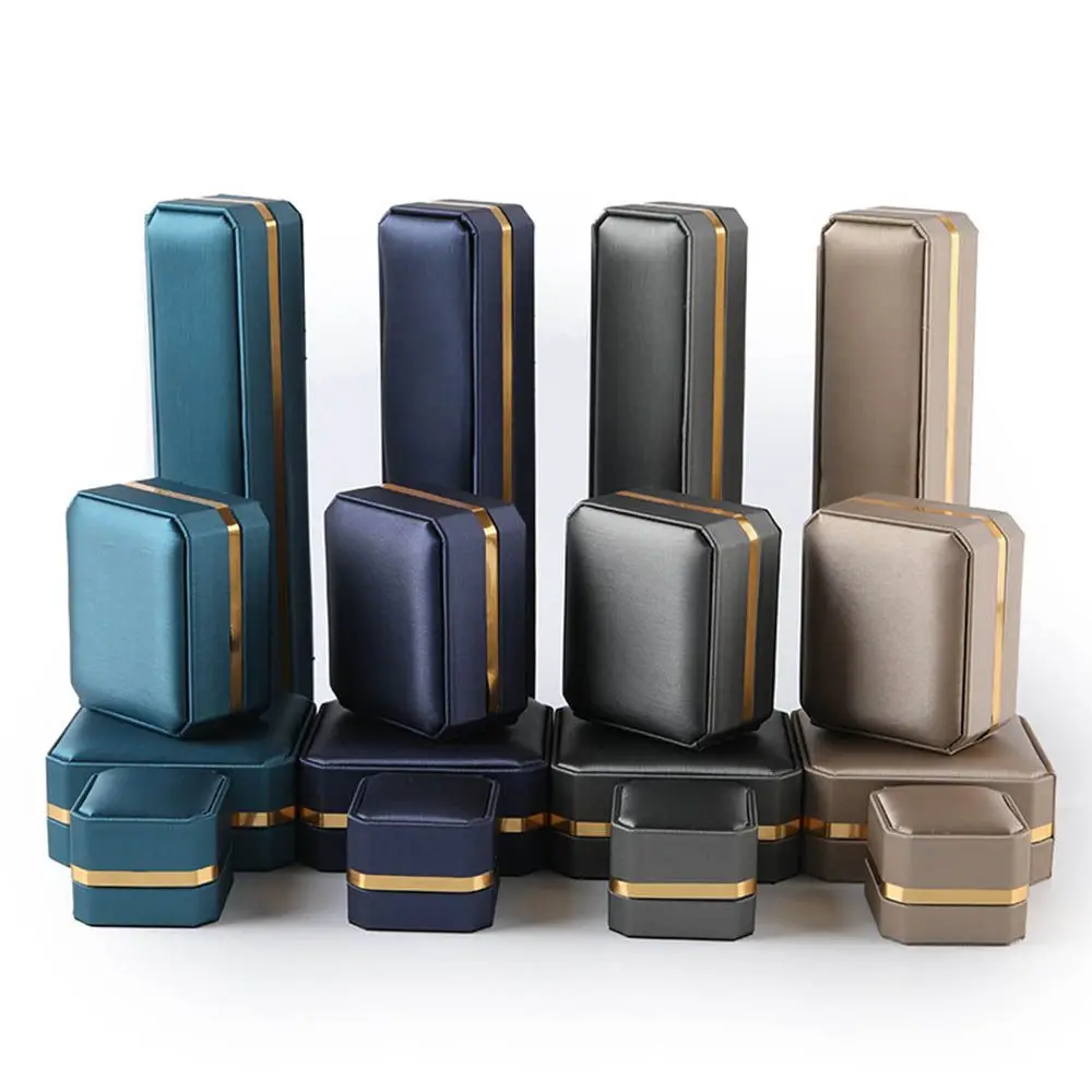 

Коробка для ювелирных изделий, упаковка для часов, демонстрационная коробка для серег, двойное открытие, для подарков на вечеринки, для хранения колец, футляр для демонстрации ювелирных украшений