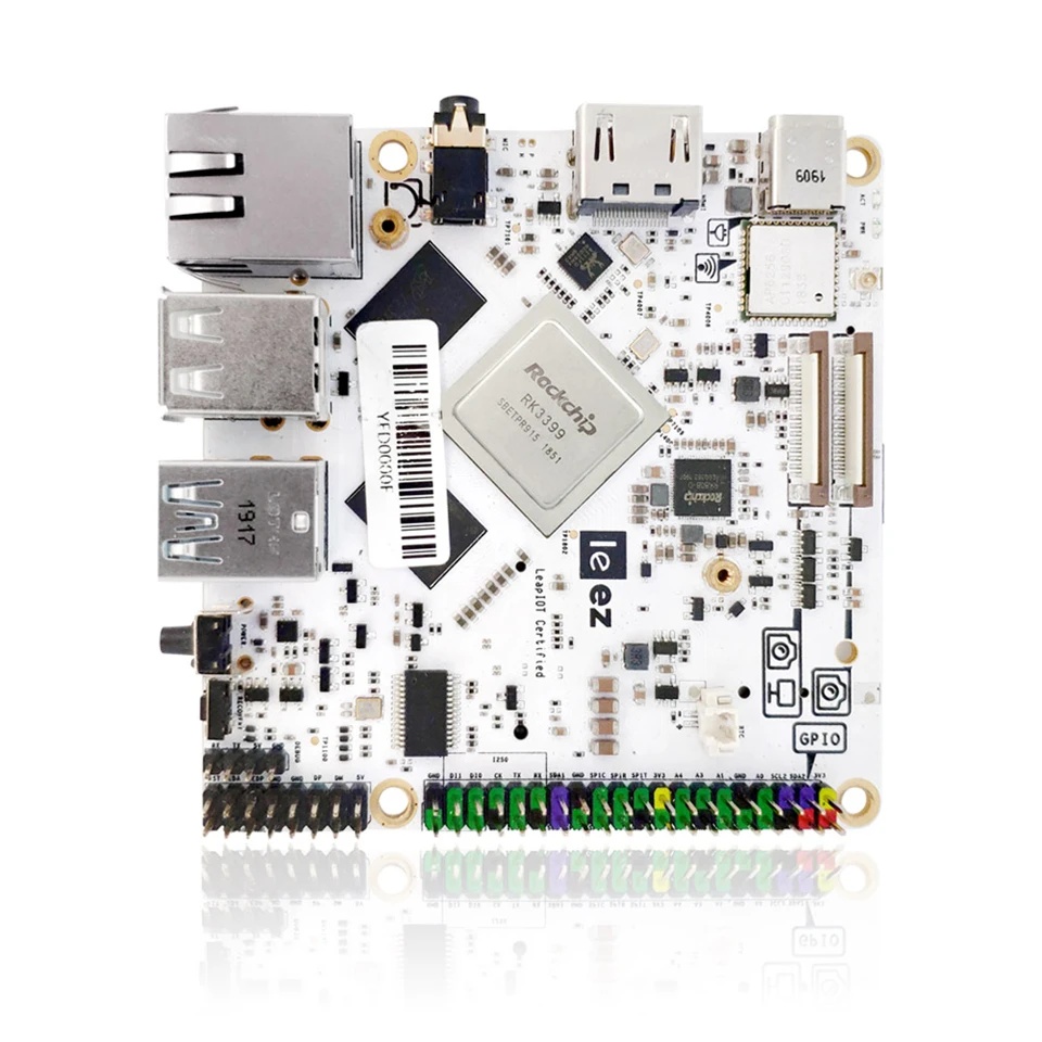 Leez SBC P710 Rockchip RK3399 Android 9.0 Cotex Six Core SBC/Single Board Computer 4GB+16GB with Ubuntu Debian