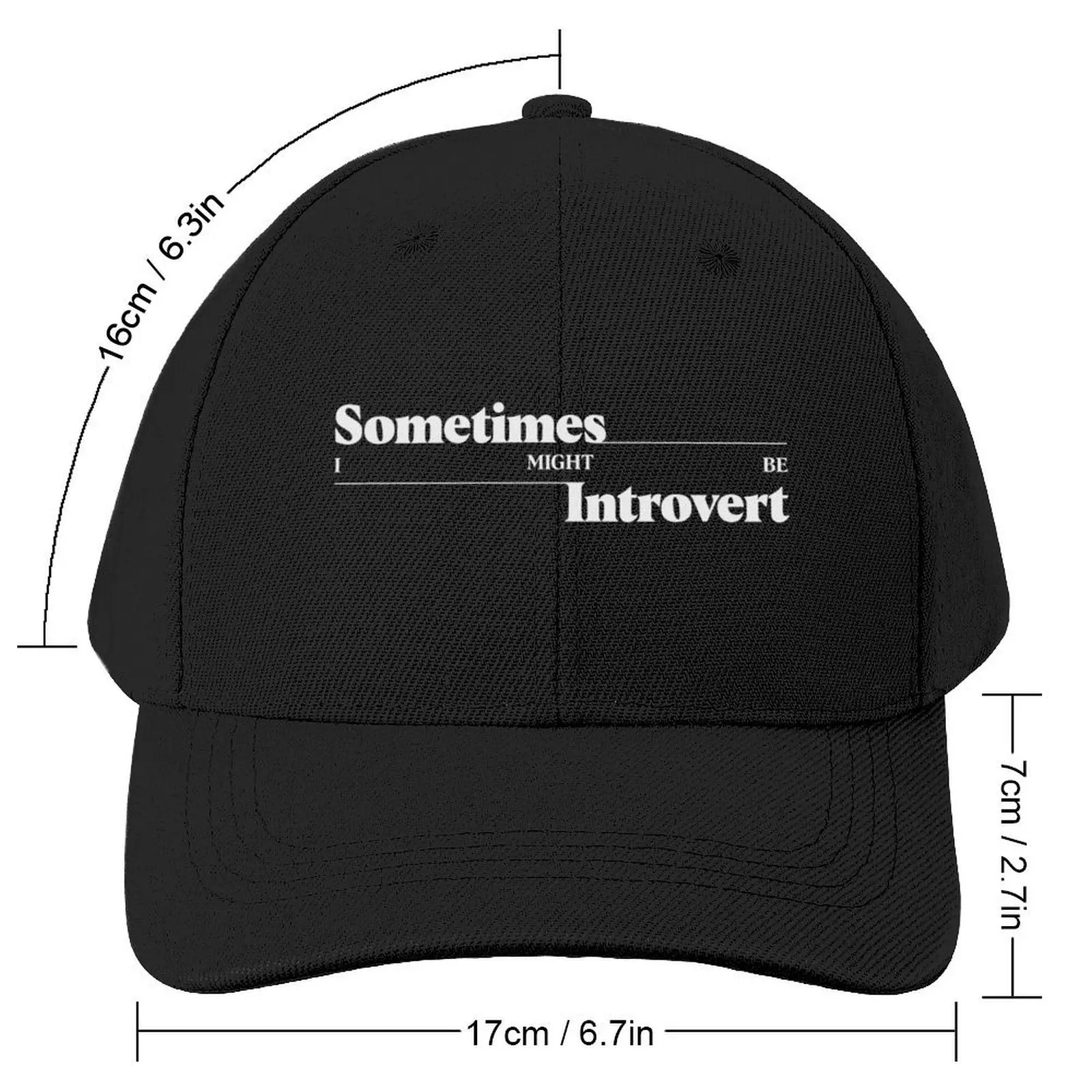 SomeTimes I Might Be Introvert Baseball Cap Horse Hat Sun Cap Military Cap Man Women's Golf Clothing Men's