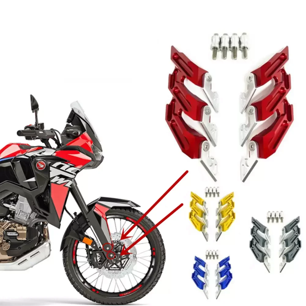 

For Honda CRF1100L CRF 1100 L Africa Twin CNC Front Fork Fender Side Mudguard Sliders Motorcycle Accessories