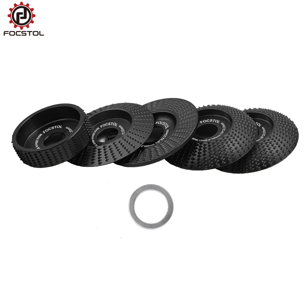 focstol-wood-carving-disc-3-5pcs-angle-grinder-set-angle-grinder-grinding-trimming-carving-root-carving-tool-grinding-wheel