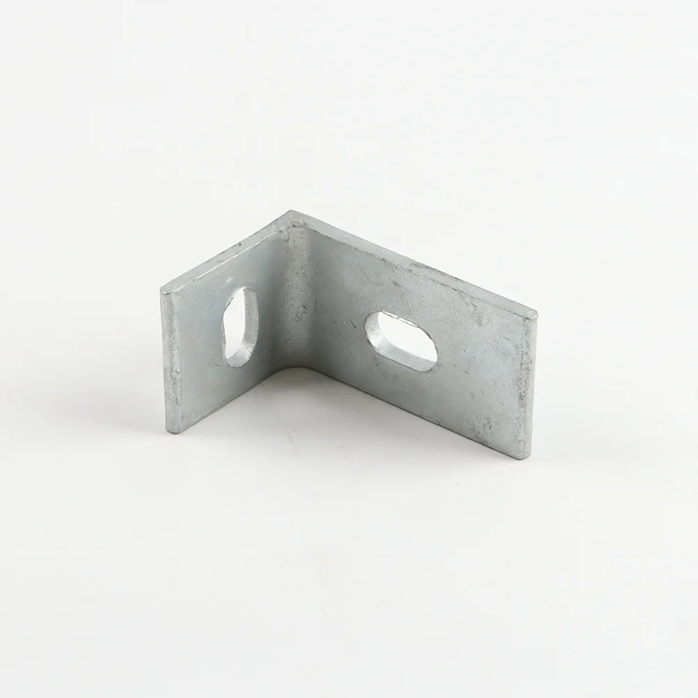 

Hot-Dip Galvanized Two-Hole Corner Solar Mounting System Bracket Unique Corner Code Design Anodized Finish for Roof Mounting