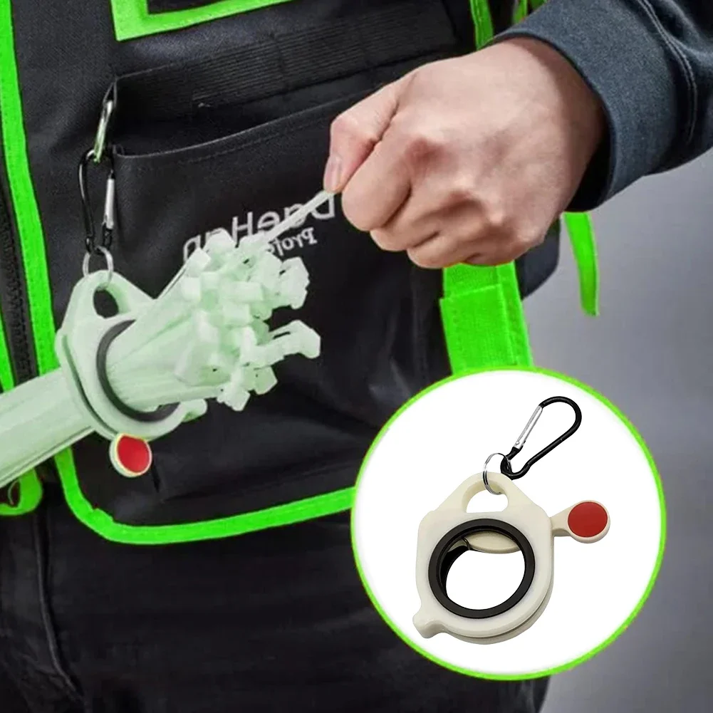 10-1 قطعة ربطة كابل الفلورسنت المنظم أدوات تخزين بلاستيكية متينة المحمولة التعادل حامل العملي كابل الأسلاك حزام المنظم #4