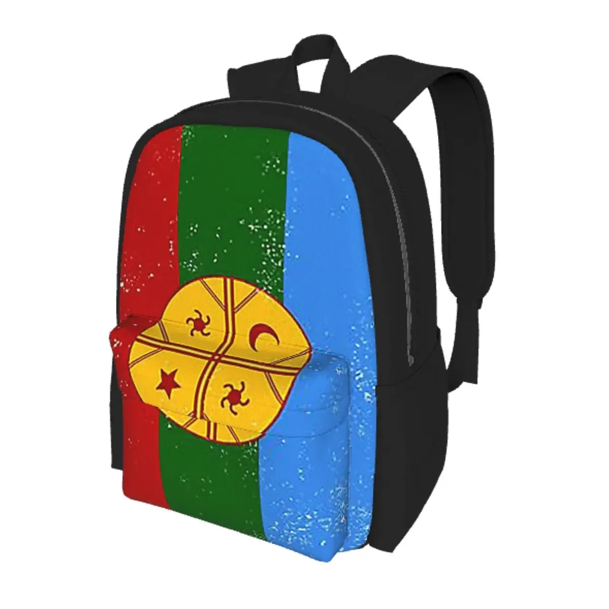

Bandera Mapuche Mapuche Flag Indigenous People From Chile Student Backpack School Bag Hiking Travel Daypack Bookbag Shoulder Bag