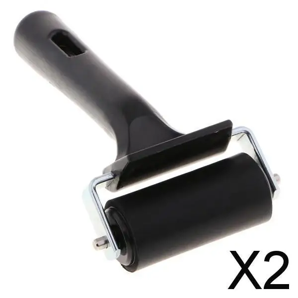 

2X 1 Pressure Roller Soft Rubber Roller for Printmaking Crafts