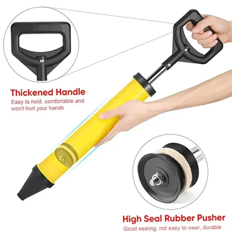 Application pumping gun with 4 nozzles, hand tools, slurry gun, cement and lime pump, mortar sprayer, slurry filling tools