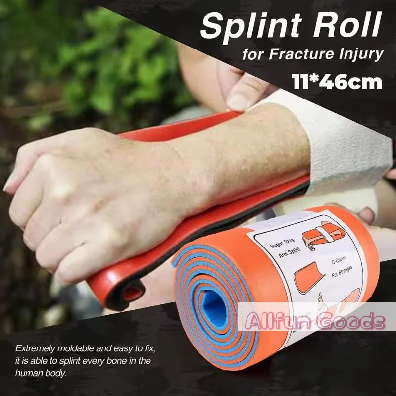 [TG835]First Aid Universal Aluminum Splint Roll, Medical Survival Polymer For Fixture Bone Emergency Kit, Outdoor Travel