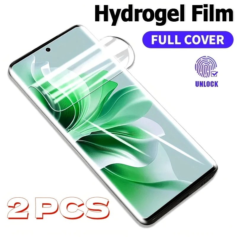 

2 упаковки гидрогелевой пленки с полным покрытием для OPPO Reno 13 12 Pro 13F 12F для OPPO Reno 11 10 9 Pro 11F пленки