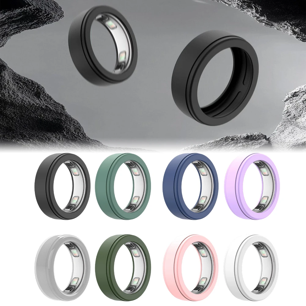 Silicone Cover For Oura Ring 5 Protector Anti-Scratch Daily Protection Soft Protective Case ﻿for Working Out
