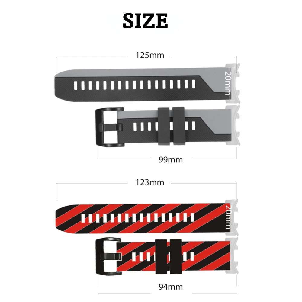 防水シリコンストラップ名誉時計フィットストライプ & 斜めストライプクイックリリース調節可能なスポーツバンド男性女性ブレスレット