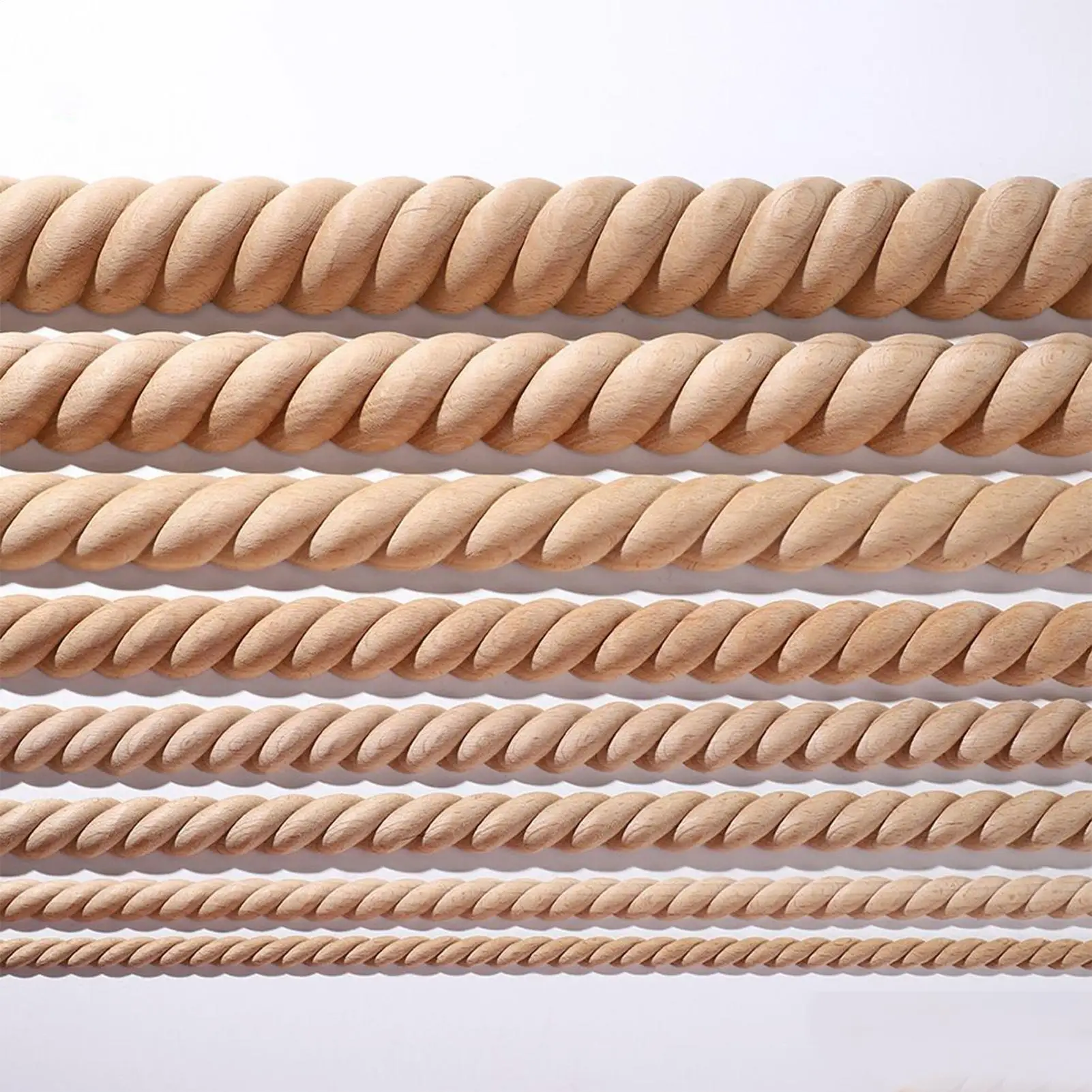 

Декоративная деревянная отделка, режущая накладка на шпульку, молдинг по дереву, 10 шт., незавершенные принадлежности для изделий из дерева, украшение рамы для шкафа