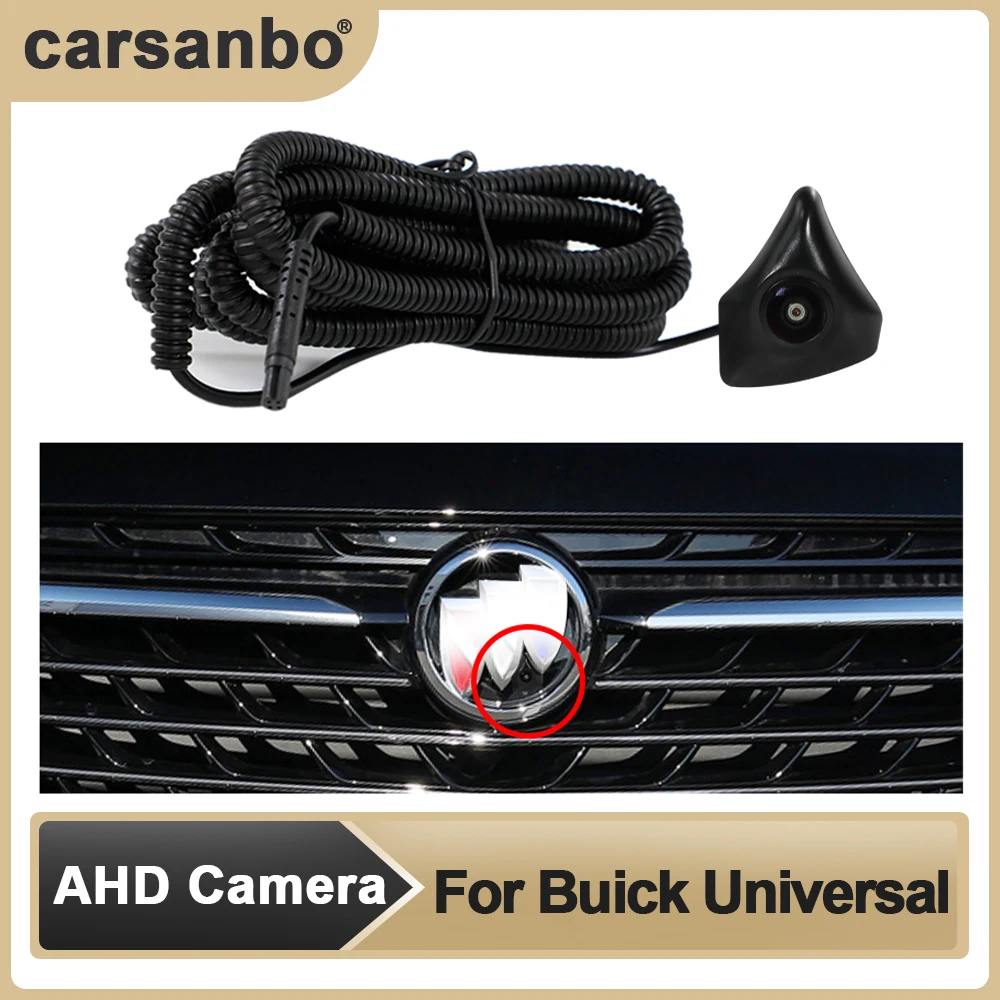 

Carsanbo Car AHD Front View OEM Camera HD Night Vision Fisheye 150°Chrome Camera for Buick Universal Parking Monitoring System