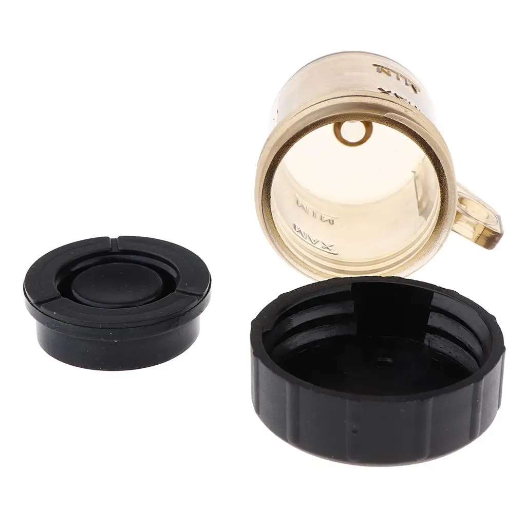 Brake Master Cylinder Tank Oil Cup Plastic Fluid Reservoir Leak Resistant Bottle for Universal Motorcycle Fitment