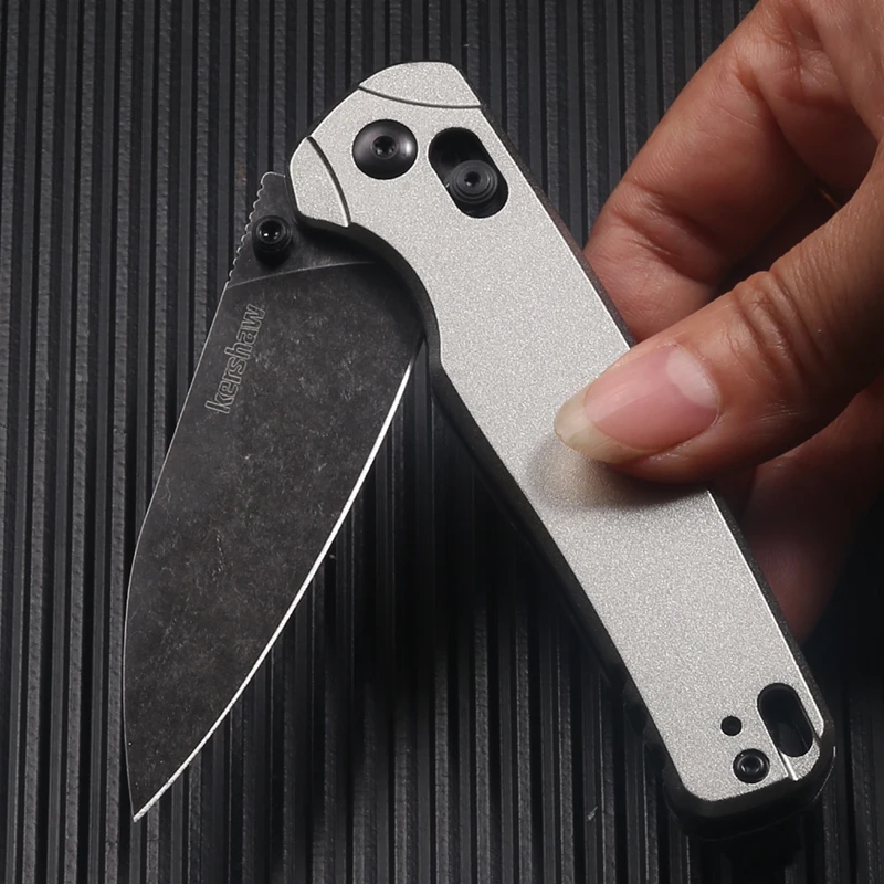 6105 Pocket Knife,3.4 inch (about 8.6 cm)CPM MagnaCut steel blade,EDC design, black Cerakote blade, pocket clip