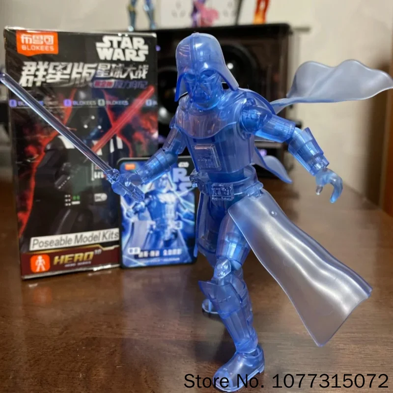 Blokees Star Wars Galaxy V2 Blind Box Poseable Model Kits Darth Vader Movie Figure Movable Action Blocks Toy Collectible Gift view 5