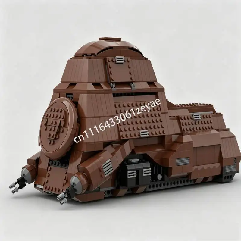 NEW 1367PCS MOC Space Transport Carrier Model Creative Science Fiction Building Blocks DIY Assembly Puzzle Educational Toy Gift