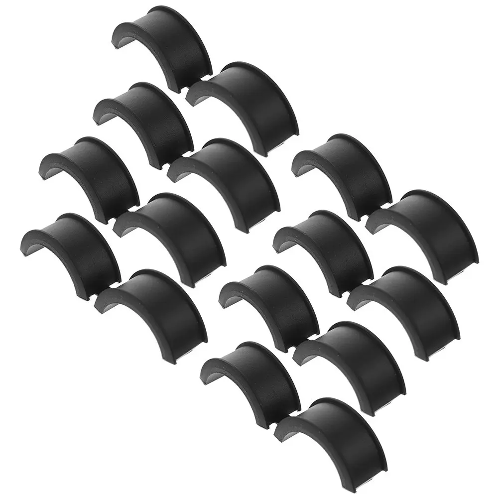 8Pcs Bike Handlebar Gasket Silicone Wear Resistant Flexible Small Nonskid Washer for Handlebar Bracket Replacement