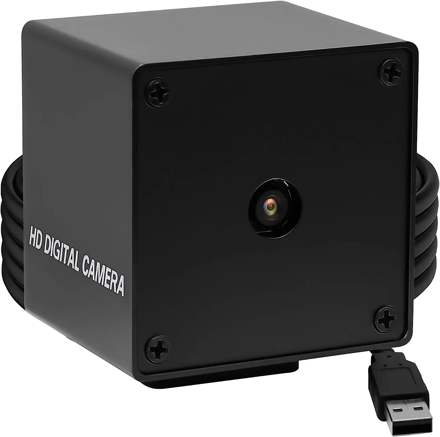 GOOD 16mp Autofocus USB Camera with Metal Case, 4656x3496 USB Webcam AF with 68 Degree Lens, IMX298 PC Camera for AI Recognition