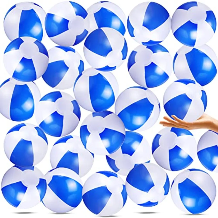 100 Pack Inflatable Beach Balls 5 Inch Summer Beach Ball Pool Party Toy for and Adults Blow Up for Party Favor Daily Game Toys