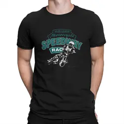 Motorcycle Racing Creative TShirt for Men Speedway Racing Round Neck Pure Cotton T Shirt Personalize Gift Clothes Tops