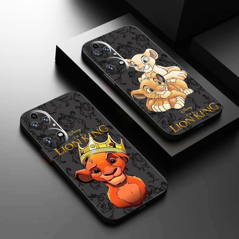 

Disney Lion King Simba For Huawei P50 P50E P40 P30 P20 PRO LITE 5G P Smart Z S 2021 Phone Case Carcasa Liquid Silicone Back